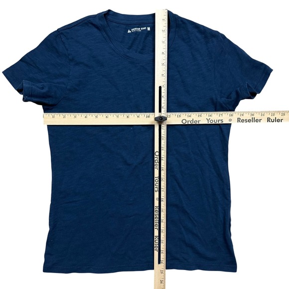 NWOT American Giant Women's Premium Slub Crew Tee Maine Navy Blue M USA Made - Picture 4 of 7